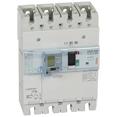 DPX3 250 4P 200A 25kA KÇK.AK.KOR.KOMP.ŞLT Legrand