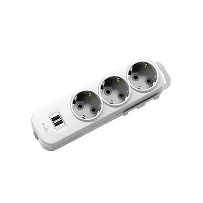 MYRA 3LÜ USB Lİ Çocuk Korumalı TOPRAKLI GRUP PRİZ 2mt El-Bi