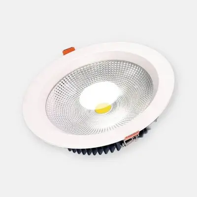 ACK 20W 3000K Günışığı 1800lm COB Led Downlight Sıva Altı Spot (Ø175 mm Beyaz Kasa) AD08-02000