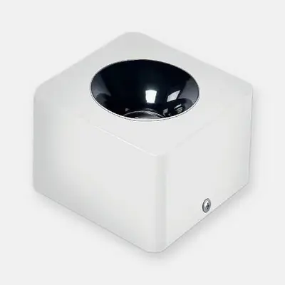 ACK 10W 3000K Günışığı 1000lm Kamaşma Önleyici Tekli Sıva Üstü Spot (102x102 mm Beyaz Kasa) AH12-01100