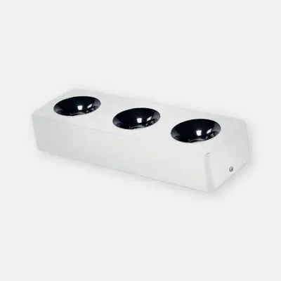 ACK 3x10W 6500K Beyaz 3150lm Kamaşma Önleyici Üçlü Sıva Üstü Spot (313x102 mm Beyaz Kasa) AH12-01330
