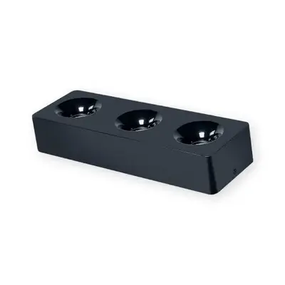 ACK 3x10W 6500K Beyaz 3150lm Kamaşma Önleyici Üçlü Sıva Üstü Spot (313x102 mm Siyah Kasa) AH12-01331