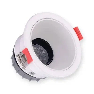 ACK 5W 4000K Ilık Beyaz 355lm Alüminyum Gövde Sıva Altı Spot (Ø86 mm Beyaz-Beyaz Çift Renk Kasa) AD01-15010