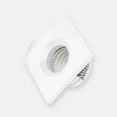 ACK 3W 3000K Günışığı 210lm Sıva Altı Mini Kare Led Spot (Beyaz Kasa) AH07-01700