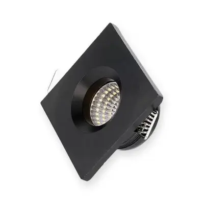 ACK 3W 6500K Beyaz 210lm Sıva Altı Mini Kare Led Spot (Siyah Kasa) AH07-01731