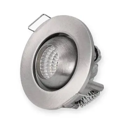 ACK 3W 4000K Ilık Beyaz 210lm Sıva Altı Mini Yuvarlak Led Spot (Saten Kasa) AH06-00314