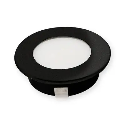 ACK 3W 6500K Beyaz 210lm Sıva Altı Mini Yuvarlak Led Spot (Siyah Kasa) AH07-01230