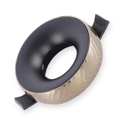 ACK Alüminyum Boş Spot Kasası / Armatürü Yuvarlak (Bronz-Siyah) AH03-04122