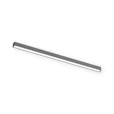 ACK 24W CCT (3 Renk) 48V Magnetik Ray Armatürü Düz (Lineer) Siyah Kasa AD45-01391