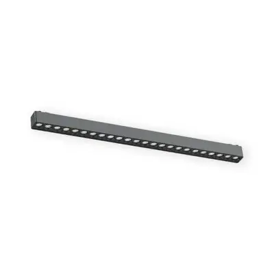 ACK 24W CCT (3 Renk) 48V Magnetik Ray Armatürü Çoklu Dot (Izgara) Siyah Kasa AD45-02491