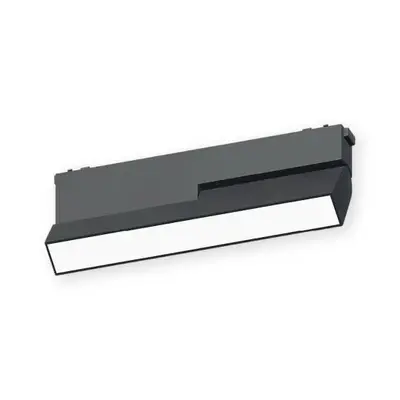 ACK 12W CCT (3 Renk) 48V Magnetik Ray Armatürü Hareketli Açılı Düz Siyah Kasa AD45-03291