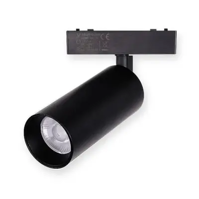 ACK 20W CCT (3 Renk) 48V Magnetik Ray Armatürü Yönlendirilebilir Silindir Spot Siyah Kasa AD45-06391