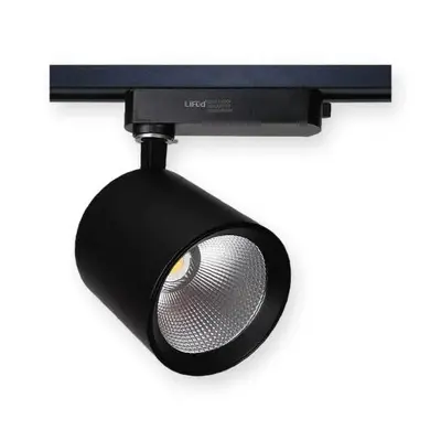 ACK 30W 4000K Ilık Beyaz LED Ray Armatürü Spot Lamba (Siyah Kasa) AD30-02511