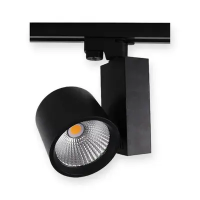 ACK 40W 3000K Günışığı LED Ray Armatürü Spot Lamba (Siyah Kasa) AD30-14701