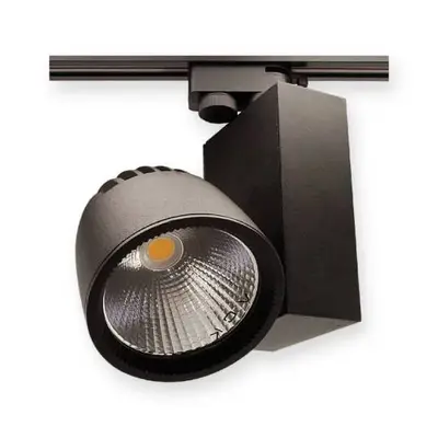 ACK 40W 4000K Ilık Beyaz LED Ray Armatürü Spot Lamba (Siyah Kasa) AD30-14711