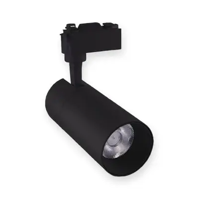 ACK 10W 4000K Ilık Beyaz LED Ray Armatürü Spot Lamba (Siyah Kasa) AD30-11011