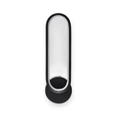 ACK 15W Dekoratif LED Linear Armatür 30 cm x 10 cm Oval (Hap) Siyah Kasa AL02-26001