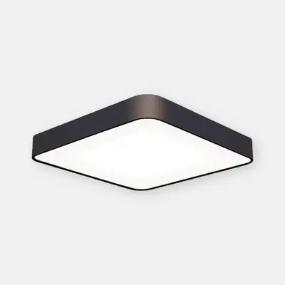 ACK 105W Geniş Çaplı Dekoratif Linear Sarkıt Armatür 80cmx80cm İnce Kare Siyah Kasa AL02-06801