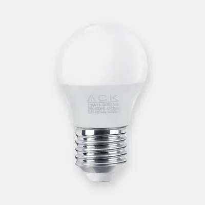 ACK 5W G45 Küre Tipi E14 3000K Günışığı 490 lm LED Ampul AA11-00510