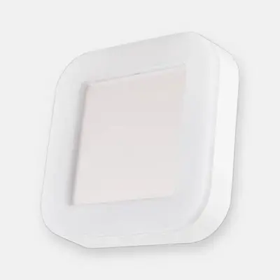 ACK 15W 3000K Günışığı 980 lm Kare LED Bulkhead Armatür (ABS Gövde) AT10-21500