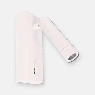 ACK 3W 4000K Ilık Beyaz 270lm Alüminyum LED Aplik (Beyaz) AH09-00510
